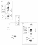 Electric Starter Diagram and Parts List for 28N707-0109-01  Briggs and Stratton Engine